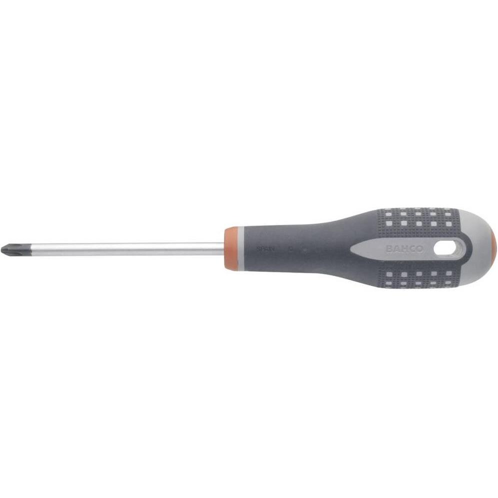 Bahco, Schraubenzieher, ERGO Phillips-Schraubendreher mit 3-Komponenten-Griff, PH1 × 75 mm, 20 mm (Phillipps-Kreuzschlit...