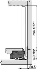 Produktbild Blum Zarge LEGRABOX pure C 177mm Inox
