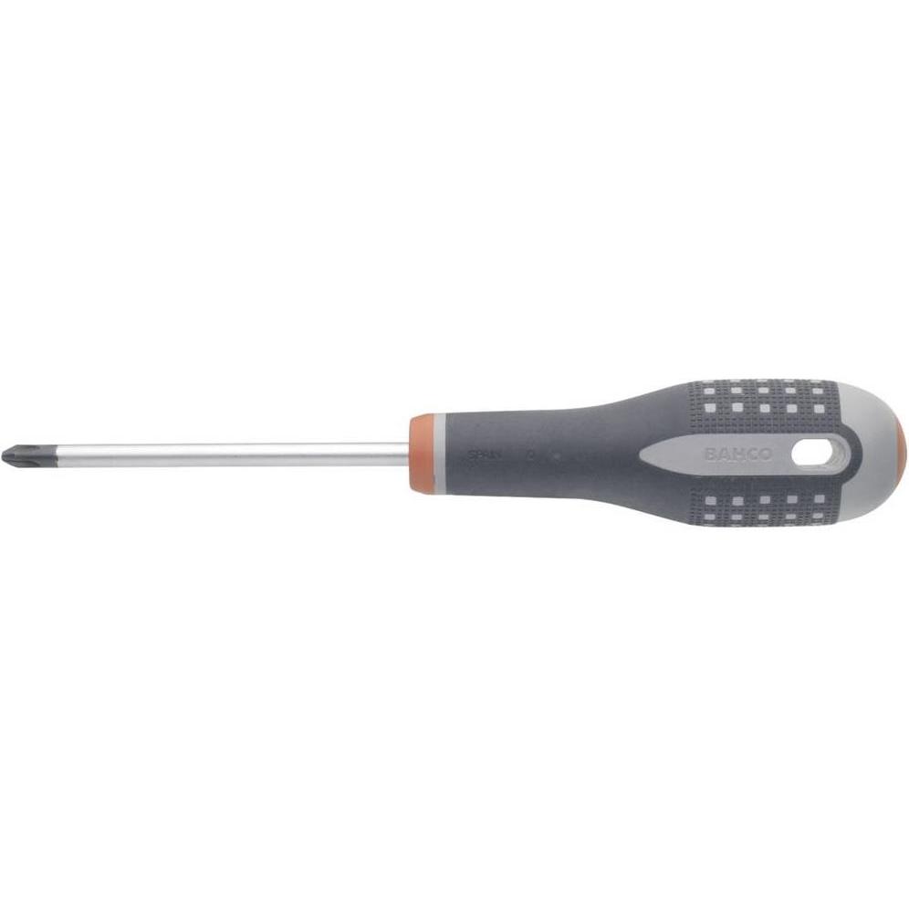 Bahco, Schraubenzieher, ERGO Phillips-Schraubendreher mit 3-Komponenten-Griff, PH0 × 60 mm (Phillipps-Kreuzschlitz (PH))