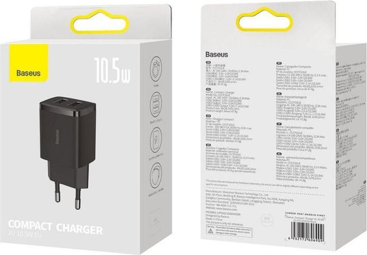 Produktbild Baseus Compact Charger (11 W, 1 Port)