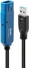 Produktbild Lindy USB 3.0 Aktiv-Verlaengerung 15m USB 3.0 Super Speed (15 m, USB 3.2 Gen 1)