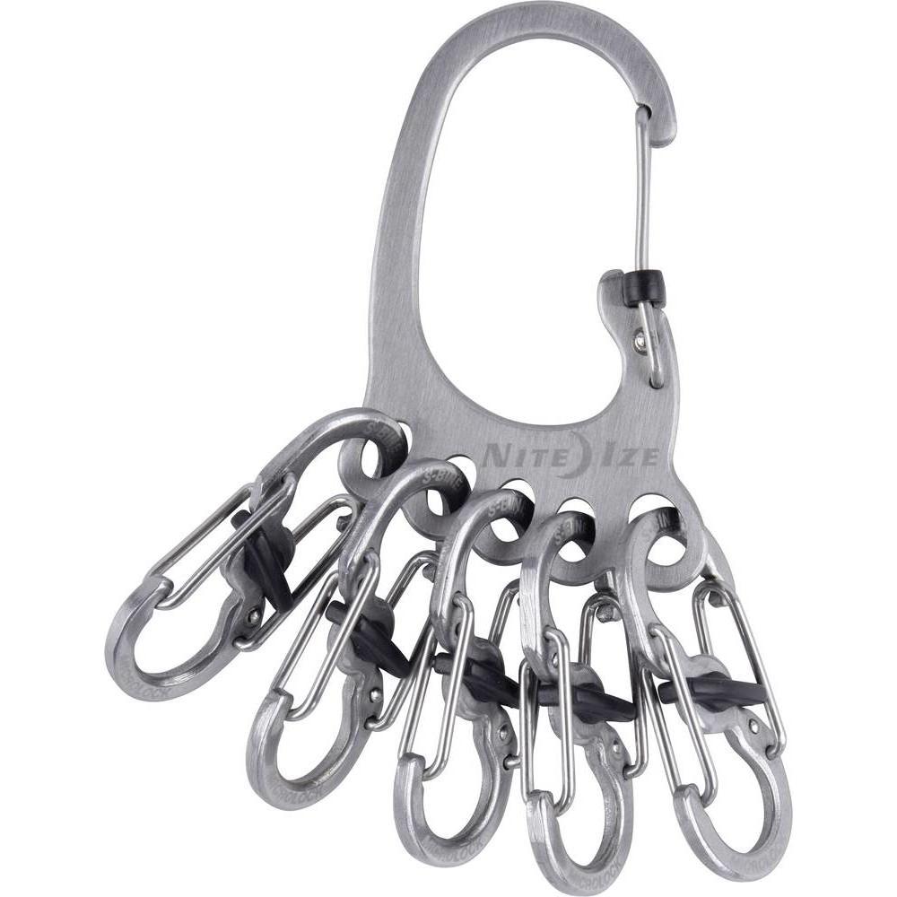 Nite Ize, Unisex, Schlüsselanhänger, SchlüsselKarabiner, Silber