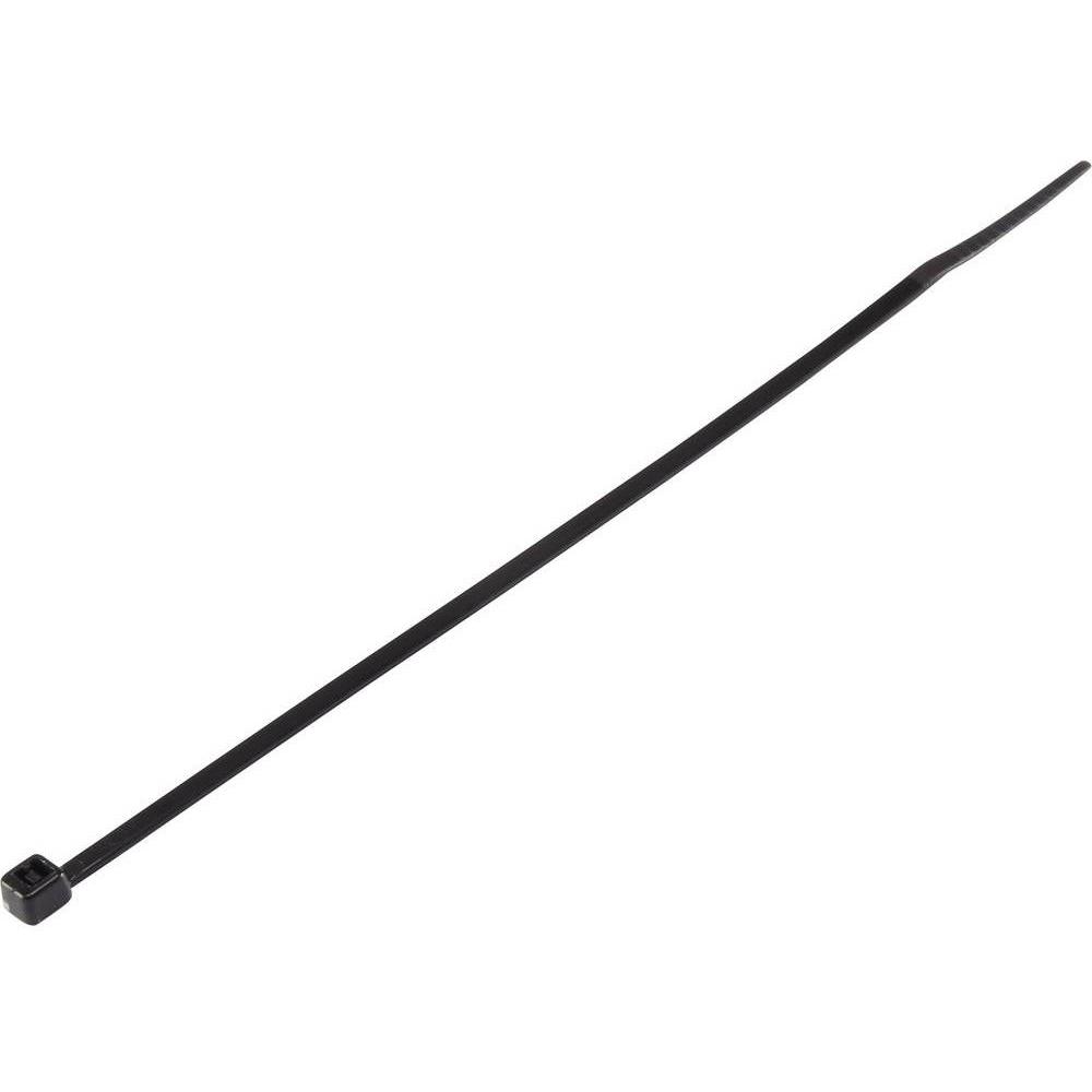 Tru Components, Kabelbinder, TC-6645792 Kabelbinder Schwarz (Kunststoffkabelbinder, 142 mm, 100 Stk.)