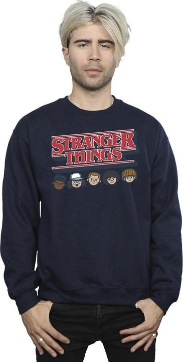 Produktbild Netflix Stranger Things Caricature Logo Sweatshirt (M)