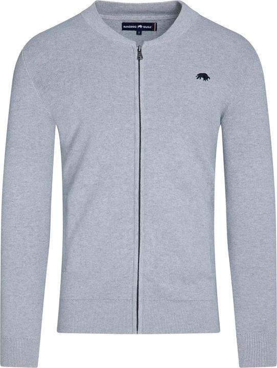 Actual product image Raging Bull Mens Knitted Baseball Collar Cardigan (M)