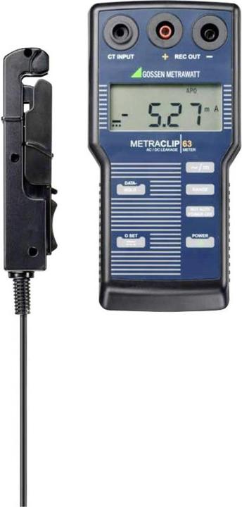 Produktbild Gossen Metrawatt METRACLIP 63 Stromza (CAT II 600V, CAT III 300V, Zangenstrommesser)