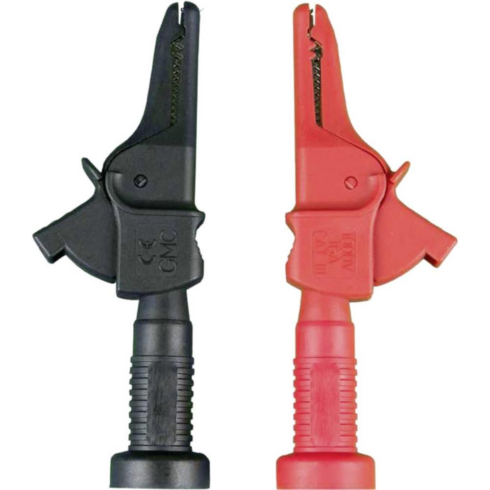 Gossen Krokodilklemmen-Set Buchse 4 m (Klemme), Messtechnik, Schwarz, Rot