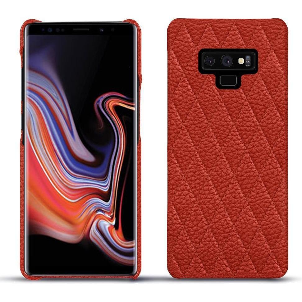 Noreve Lederschutzhülle (Samsung Galaxy Note 9), Smartphone Hülle, Orange