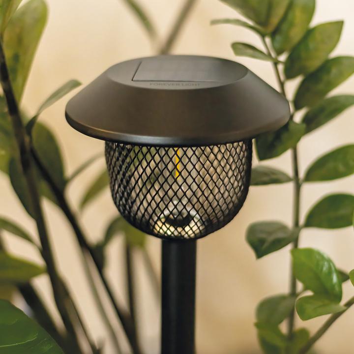 Actual product image Forever Light Solar LED Lamp Steel Post SUNARI FLS-30 black (10 lm, IP44)
