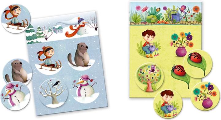 Actual product image Djeco Educational game Lotto 4 seasons (mult) (Multilingual)