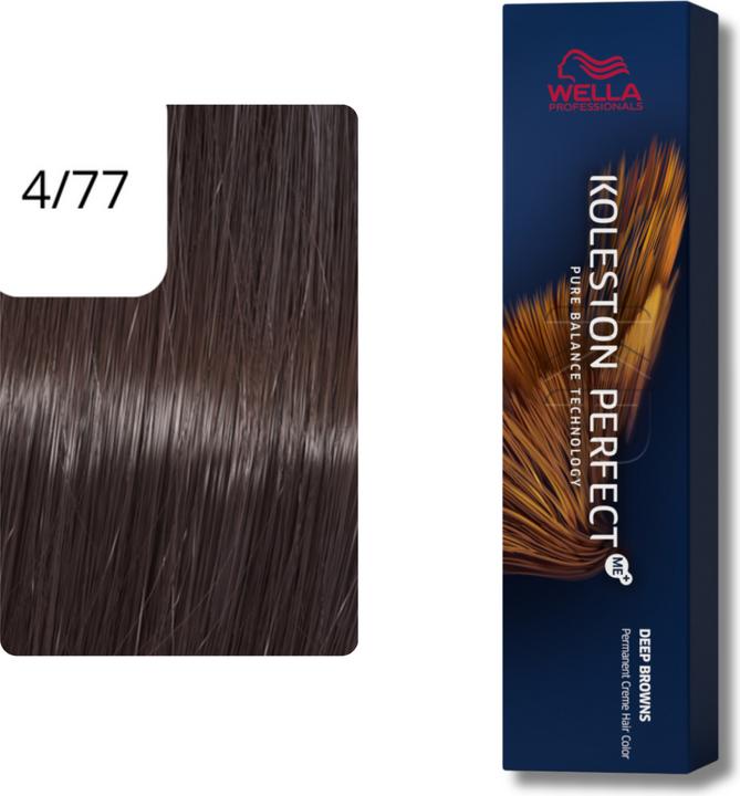 Immagine prodotto Wella Koleston Perfect Me+ Marroni profondi (4/77 Marrone medio Marrone intenso)