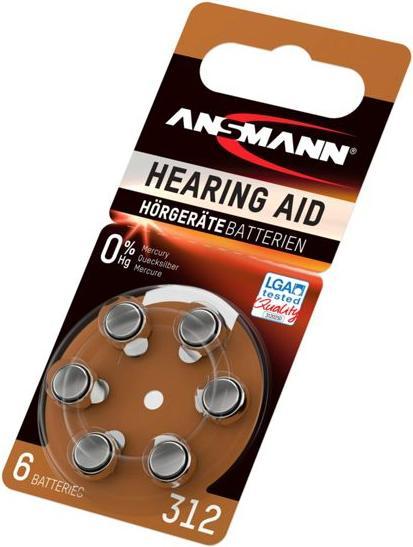 Immagine prodotto Ansmann PR41/312 (6 pz., A312, 280 mAh)