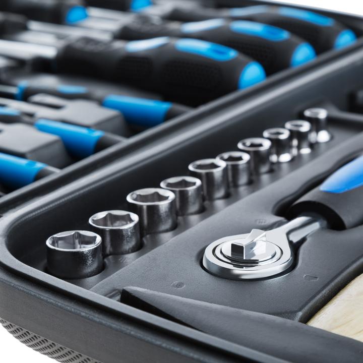 Immagine prodotto tectake Cassetta degli attrezzi (57 pezzi)