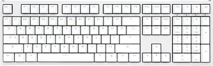 Actual product image Ducky One 2 White Edition (DE, Cable)