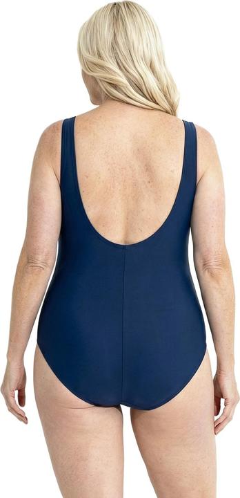 Actual product image Ulla Popken Gradient Wrap Loop One Piece Swimsuit (54)