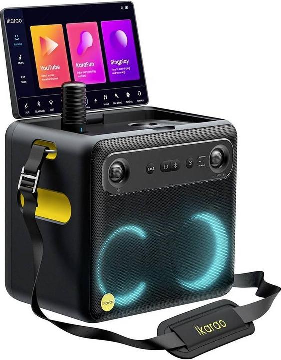 Produktbild Ikarao Karaokebox Break X2 10" Screen 2 Mikrofone, 600W (1x 300 W)