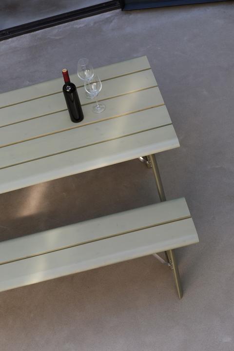 Actual product image Zuiver Outdoor Bench Avenue Desert Sage