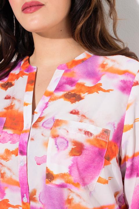 Immagine prodotto Angel of Style Blusa dal taglio dritto con stampa batik e paillettes (56)