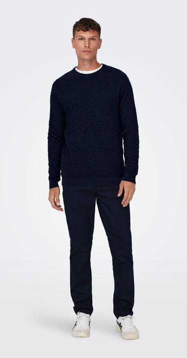 Produktbild Only & Sons Onskalle Reg 12 Struc Crew Knit Noos (S)