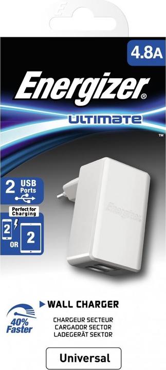 Produktbild Energizer Ultimate Wall charger (5 W, 2 Ports)
