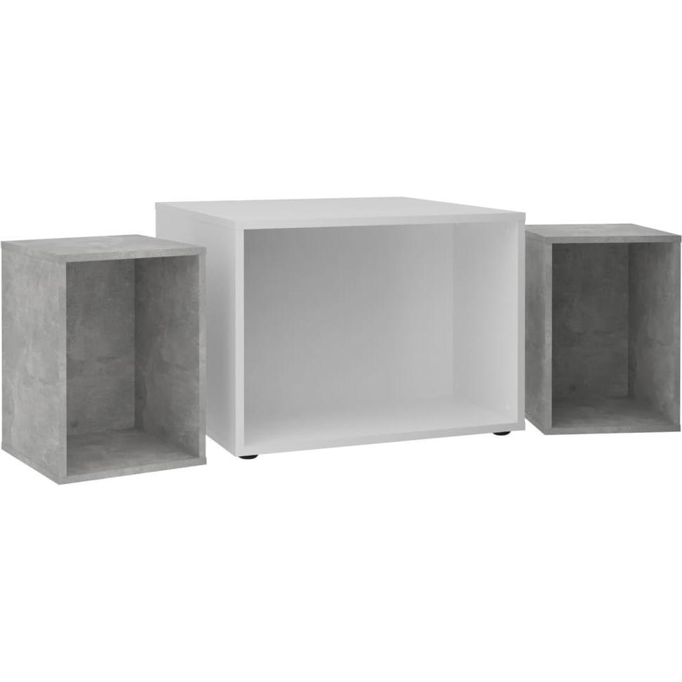 Thumbnail - FMD Möbel, Couchtisch + Beistelltisch, Evangeline (67,5 x 67,5 x 50 cm)