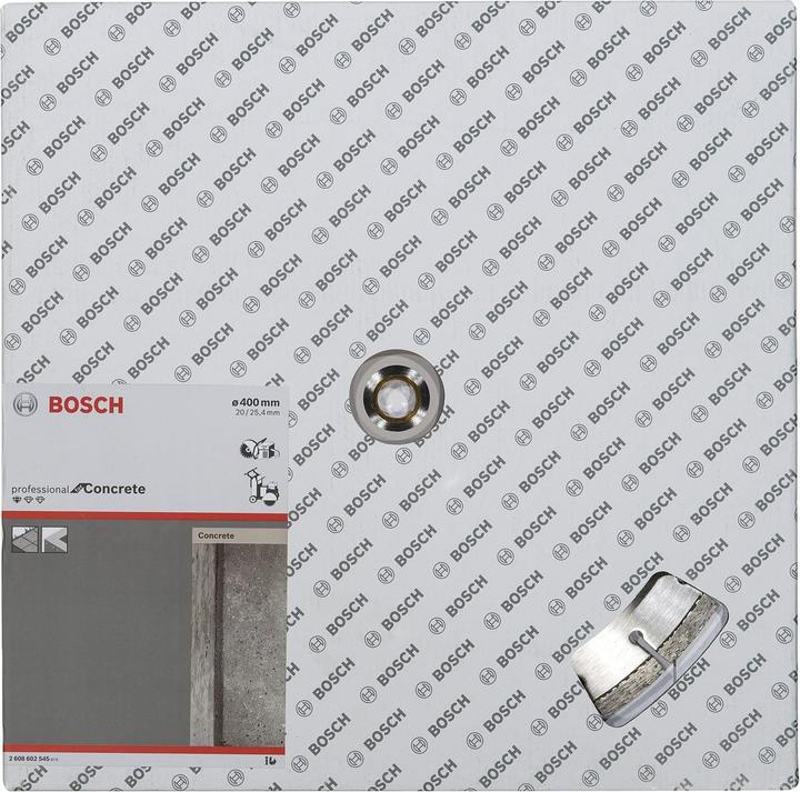 Actual product image Bosch Professional Zubehör Diamond saw blade Standard for Concrete, 400 x 20.00/25.40 x 3.2 x 10 mm