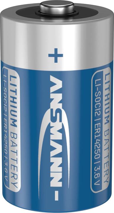 Ansmann Lithium Thionyl Chloride 3,6V ER14250 1/2AA (1 Pcs., 1/2 AA, 1200 mAh)