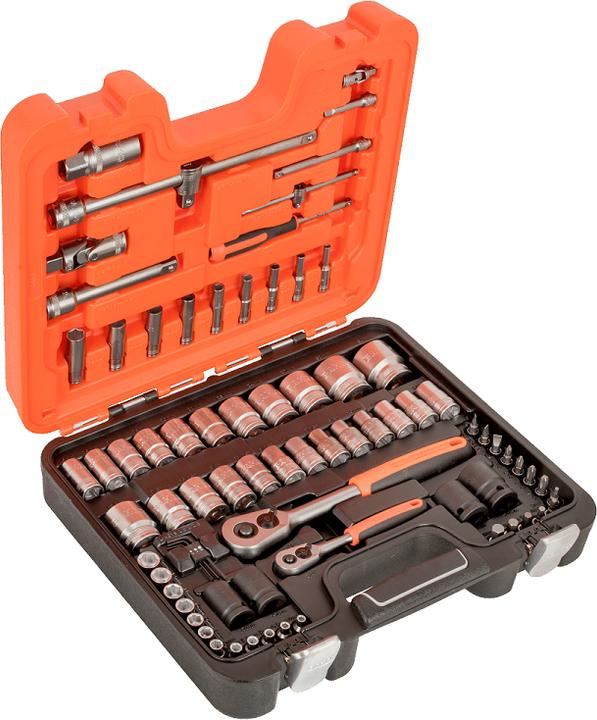 Immagine prodotto Bahco Set di chiavi a bussola da 1/4" e 1/2" - 77 pezzi (1/4")