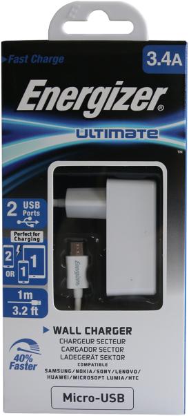 Produktbild Energizer Ultimate Wall Charger (17 W, 2 Ports)