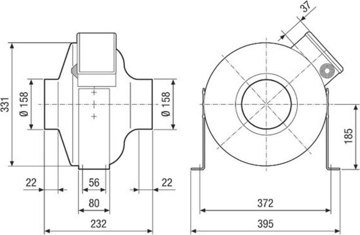 Actual product image Maico Radial tube fan