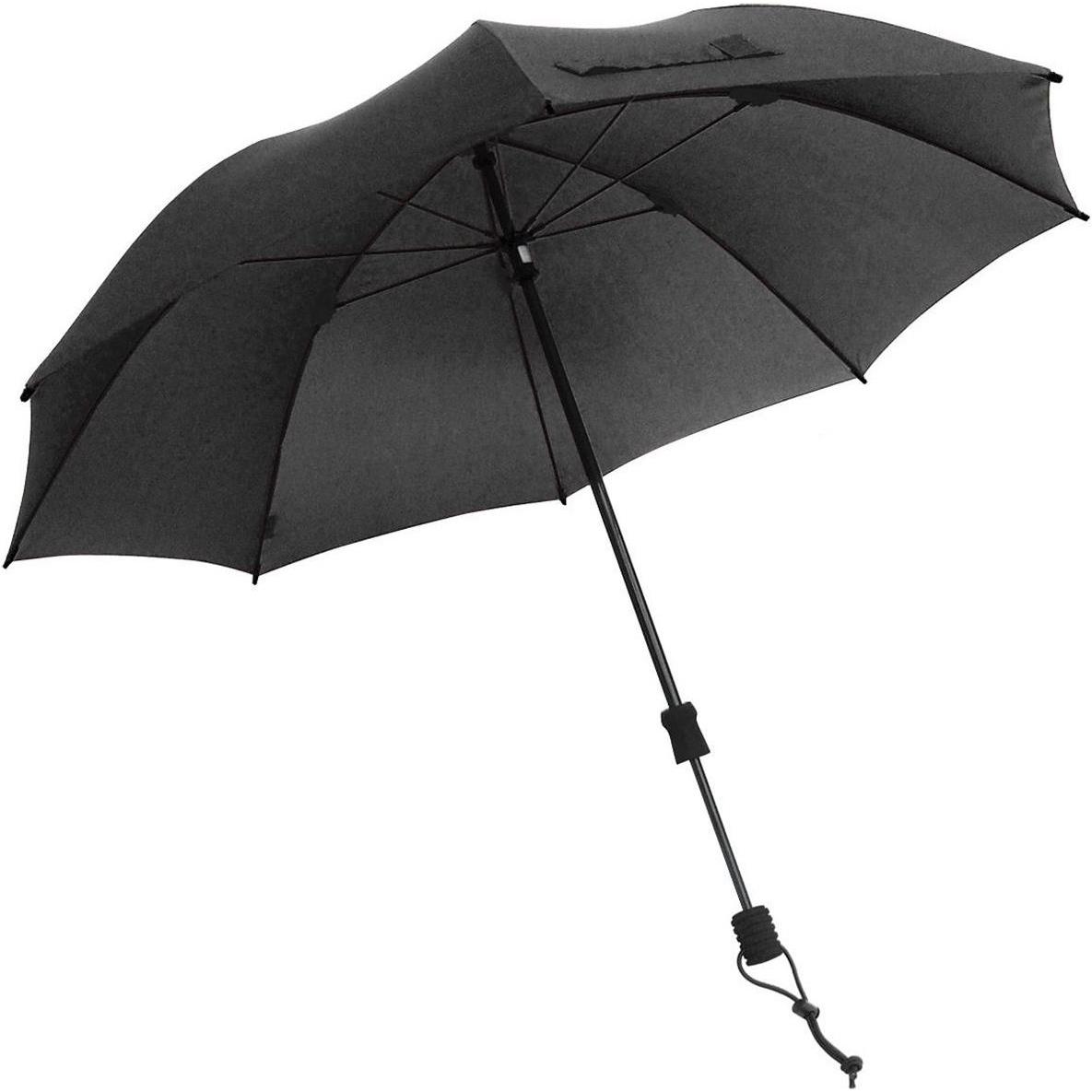 Euroschirm, Unisex, Regenschirm, Swing, Schwarz