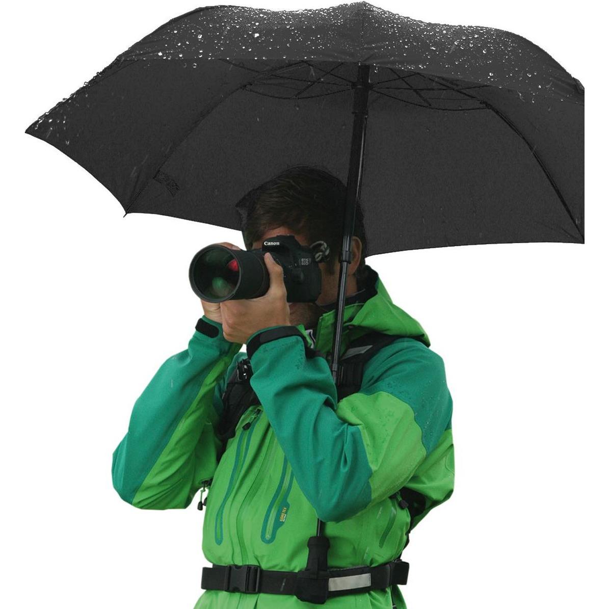 Thumbnail - Euroschirm, Unisex, Regenschirm, Swing, Schwarz