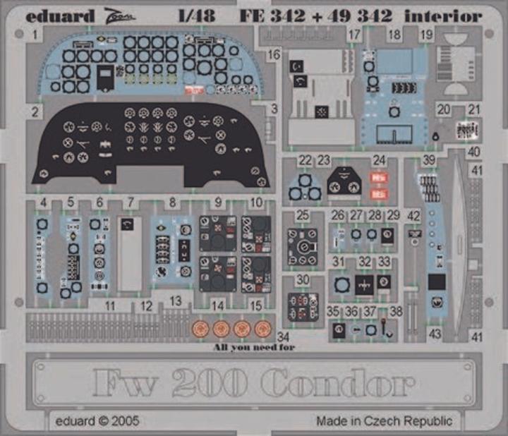 Immagine prodotto Eduard Interni di Fw 200 Condor