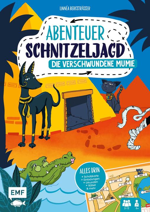 Produktbild Set: Abenteuer Schnitzeljagd – Die verschwundene Mumie (Deutsch, Linnéa Bergsträsser, 2022)