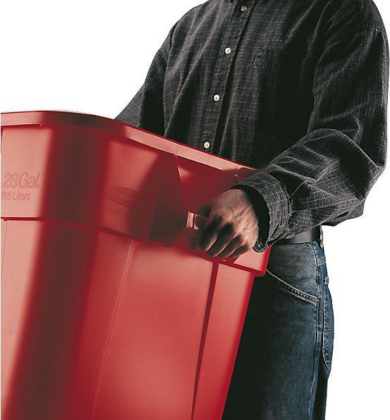 Produktbild Rubbermaid Brute-Container aus Polyethylen, eckig, 105 l (105 l)