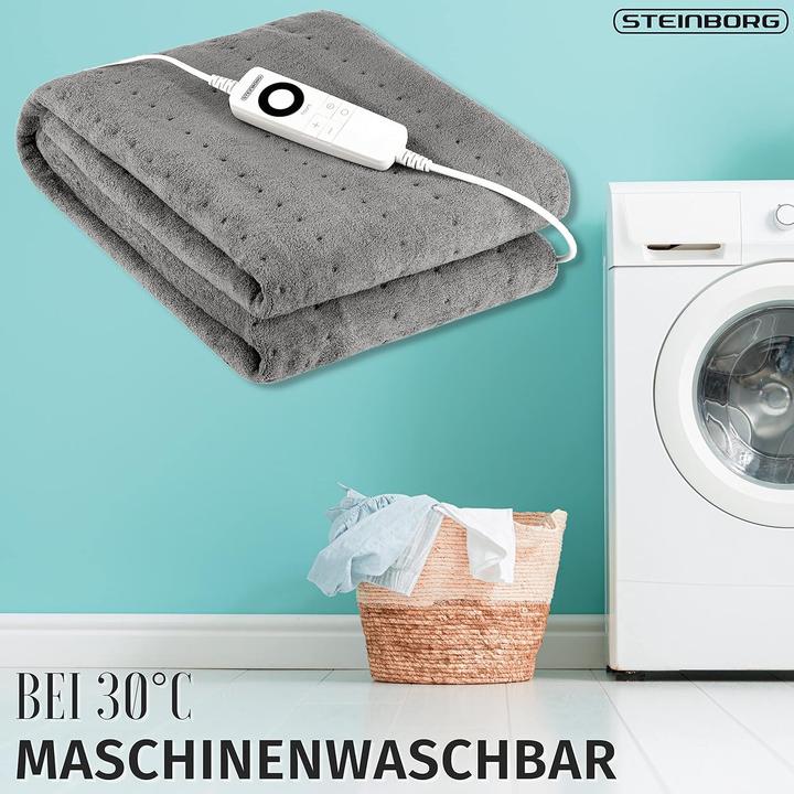 Produktbild Steinborg Heizdecke mit Timer und Fernbedienung