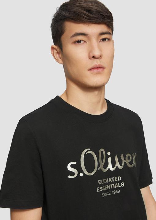 Immagine prodotto S.Oliver T-Shirt T-Shirt mit Gold- oder Silber-Print (M)