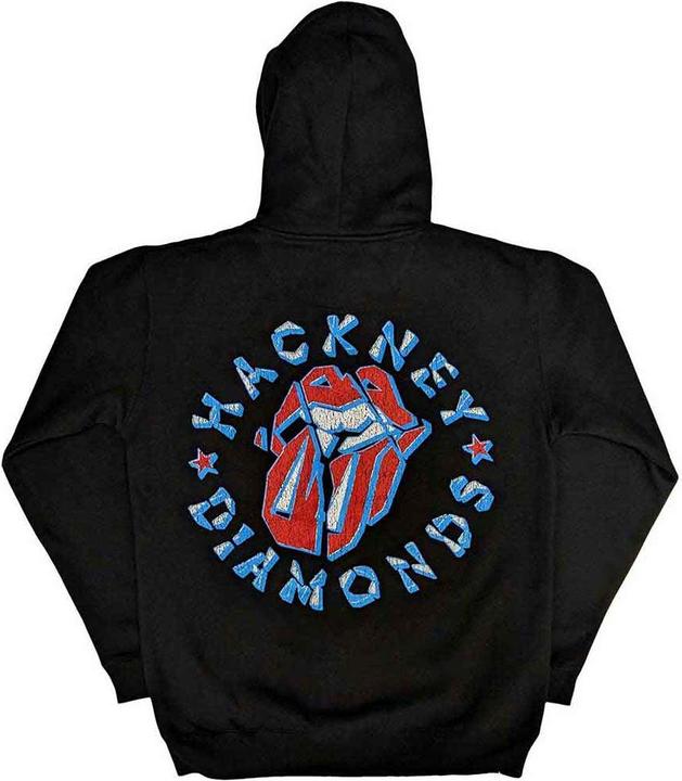 Produktbild The Rolling Stones Erwachsene Hackney Diamonds Stars Pullover Full Zip Hoodie (L)