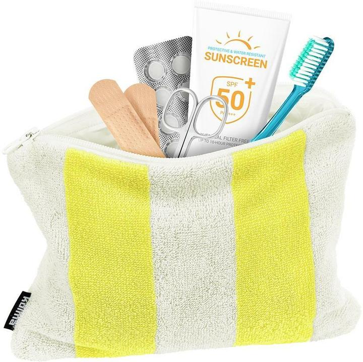 Produktbild Kolma Necessaire Stripy Lemon/Weiss