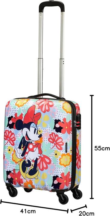Image du produit American Tourister Hypertwist, Spinner S, Valise Cabine, Multicolore (Minnie Flower) (36 l)