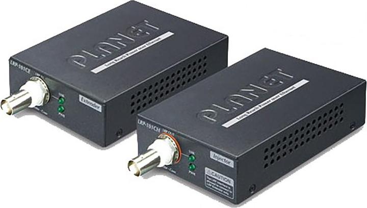 Image du produit Planet Kit extender PoE over coax 1 port Long Reach (LRP-101CH + LRP-101CE)