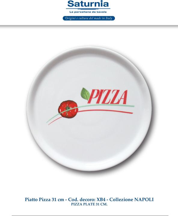 Produktbild Saturnia Porzellan Pizzateller, 31cm. (1x)