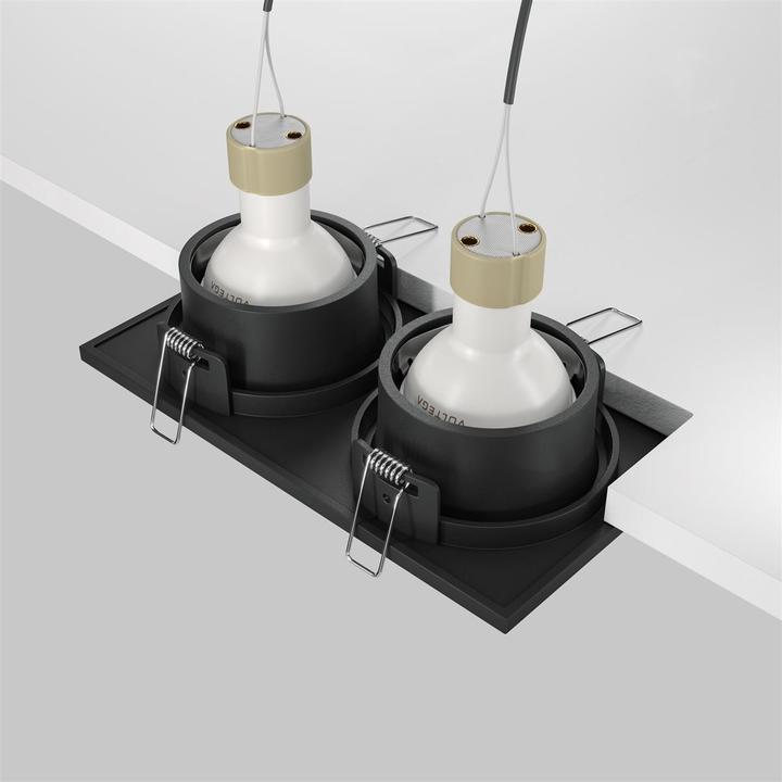 Produktbild Maytoni Zoom Downlight, Einbauleuchte 2x GU10 Schwarz IP65 (GU10)