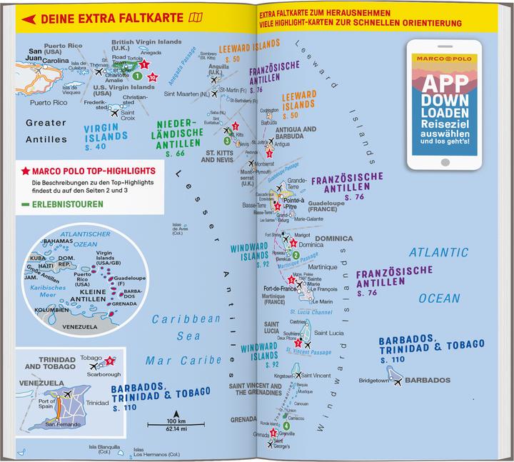 Produktbild Reiseführer Karibik, Kleine Antillen - Barbados, Trinidad & Tobago, Windward Island (Deutsch, Gesine Froese, Irmeli Tonollo, 2024)