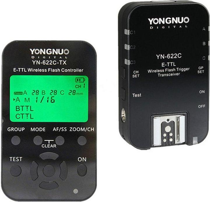 Immagine prodotto Yongnuo YN-622C-kit kit di attivazione flash senza fili i-TTL (Batteria dell'unità flash)