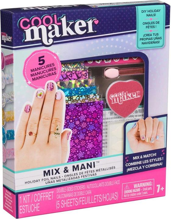 Actual product image Cool Maker Holiday Foil Nails (Artificial nails)