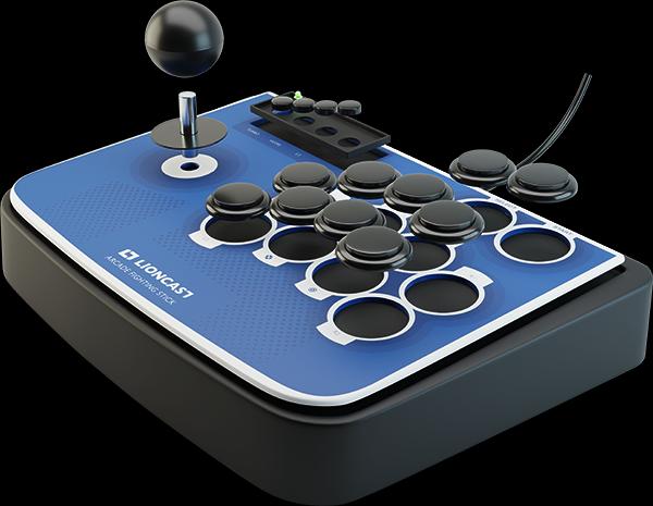 Actual product image Lioncast Arcade Fighting Stick (PS4, Switch, PC)