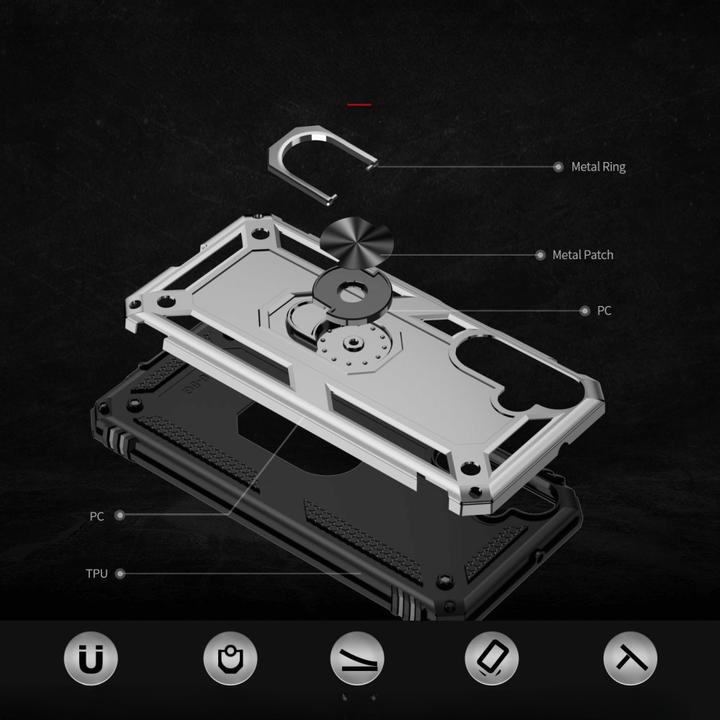 Actual product image Cover-Discount Galaxy A16 - Robust back cover with kickstand (Samsung Galaxy A16 5G)