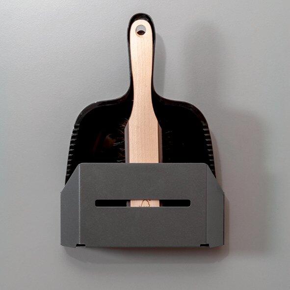 Actual product image Peka Metall Broom and dustpan holder