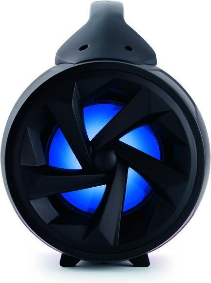 Produktbild Bigben PARTY Pro Bluetooth-Lautsprecher (Schwarz, Lichteffekte, USB-Anschluss, 3,5 mm AUX-IN, Tragegriff) (Akkubetrieb)